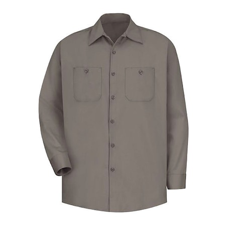 Men's Long Sleeve Work Shirt, Cotton, Button Fronts, 2 Pocket(s), Tan, XL MPN:SC30KH XLNXL