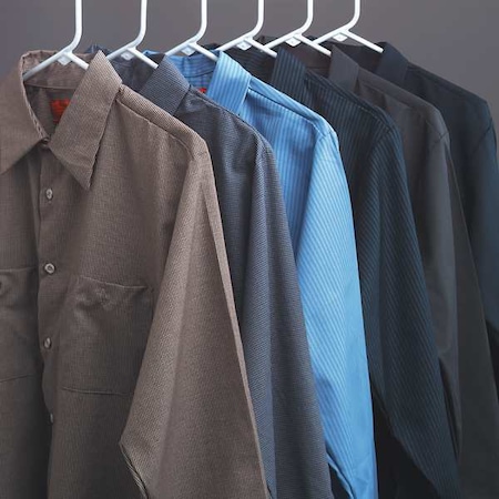 Men's Long Sleeve Uniform Shirt, 35% Cotton, 65% Polyester, Button Front, 2 Pocket(s), M MPN:SP10EX RG M