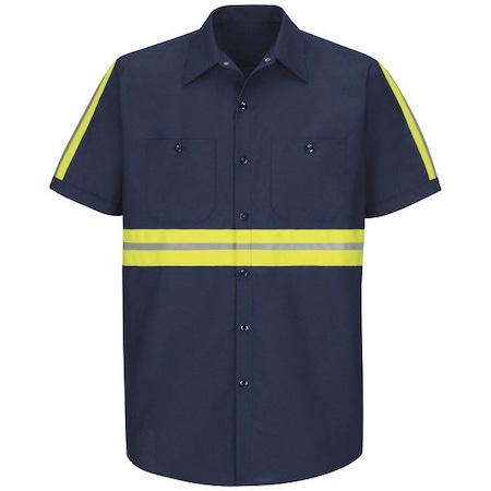 Enhanced Vis Mn S Ss Nv Workshirt, XL MPN:SP24EN SS XL