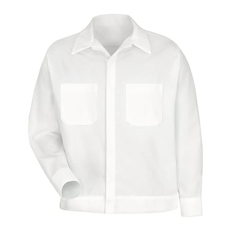 Men's Work Shirt, 65% Polyester/35% Cotton, White, L MPN:SP35WH LN L