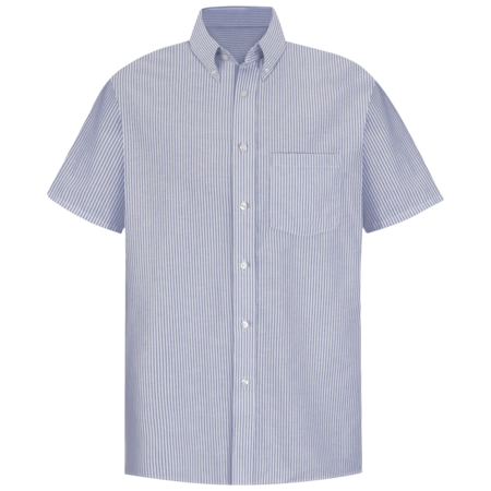 Mens Blu/Wh Str Drs Shirt 60/40 Oxf MPN:SR60BS SS 215