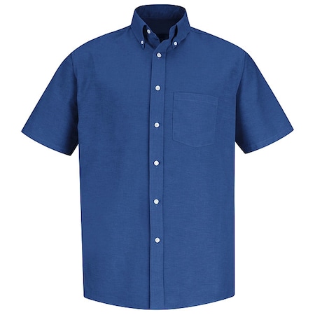 Men's FR Dress Shirt, Buttons, French Blue, M MPN:SR60FB SS 15