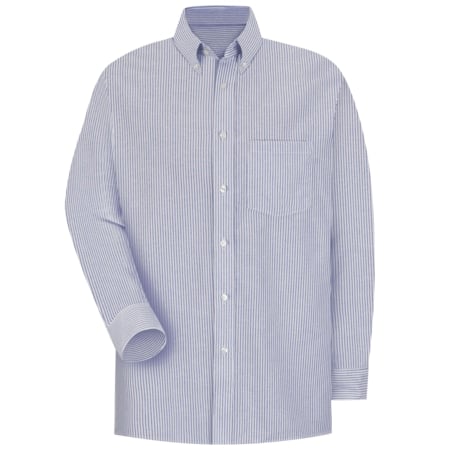 Mens Blu/Wh Str Drs Shirt 60/40 Oxf MPN:SR70BS 16533
