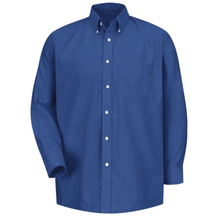 Men's FR Dress Shirt, Buttons, French Blue, 4XL MPN:SR70FB 20535