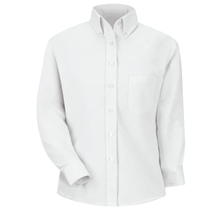 Wmns White Drs Shirt 60/40 Oxford MPN:SR71WH RG 16