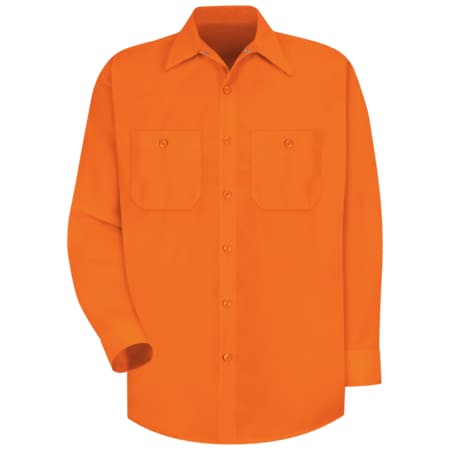 Ls Hi-Vis Orange Workshirt, L MPN:SS14OR RG L