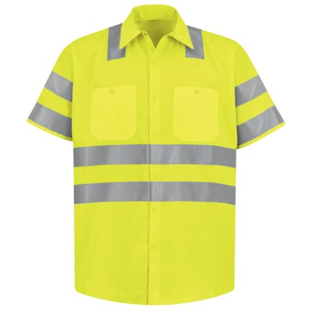 Ss Hi-Viz Workshirt - Ansi Class 3, 4XL MPN:SS24AB SS 4XL