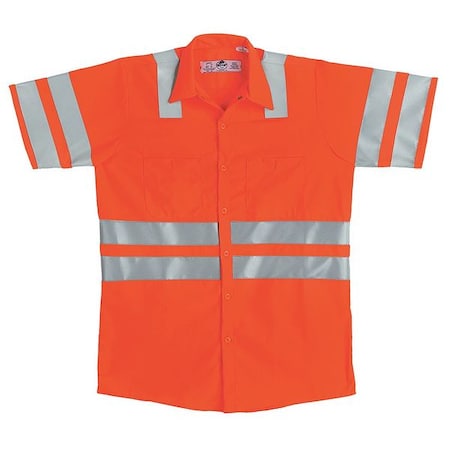 Ss Hi-Viz Workshirt - Ansi Class 3, M MPN:SS24OF SS M
