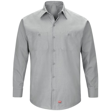 Men's Work Shirt, Gray, L MPN:SX10GY LN L