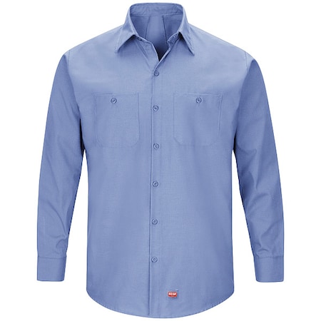 Men's Work Shirt, Light Blue, L MPN:SX10LB LN L