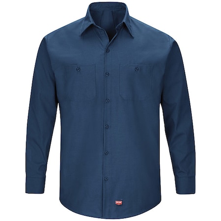 Men's Work Shirt, Navy, L MPN:SX10NV RG L