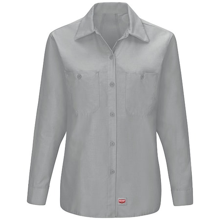 Women's Work Shirt, Gray, XL MPN:SX11GY RG XL