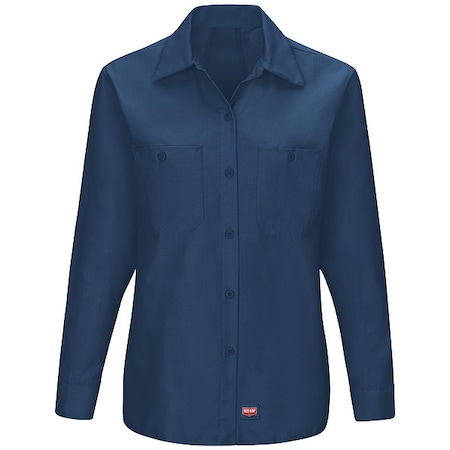 Women's Work Shirt, Navy, L MPN:SX11NV RG L