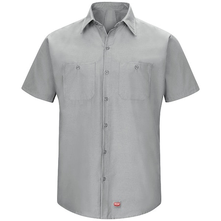 Men's Work Shirt, Gray, 3XL MPN:SX20GY SS 3XL