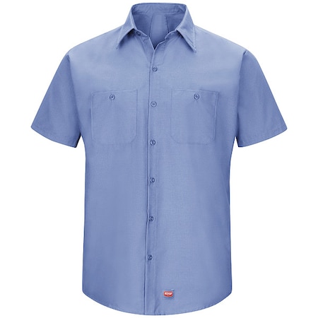 Men's Work Shirt, Light Blue, L MPN:SX20LB SSLL