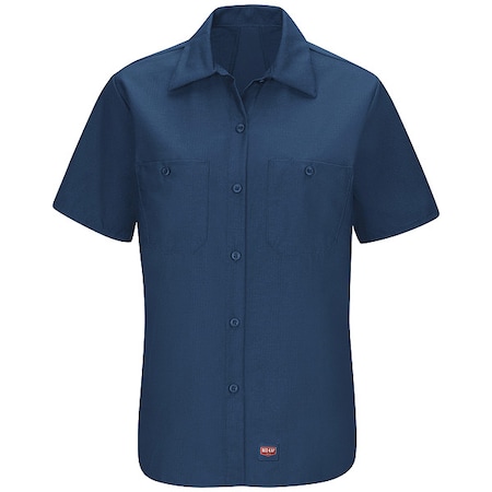 Women's Work Shirt, Navy, XL MPN:SX21NV SS XL