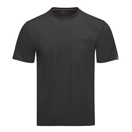 Men's Work Shirt, Black, 5XL MPN:TKM2BK