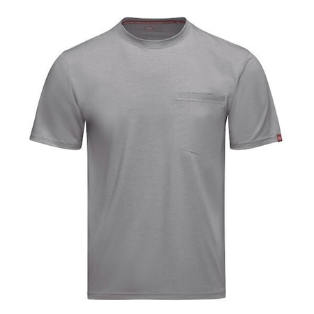 Men's Work Shirt, Gray, 5XL MPN:TKM2GV