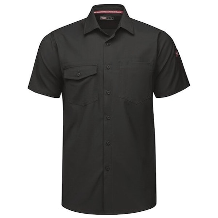Men's Work Shirt, Black, L MPN:TSM2BK