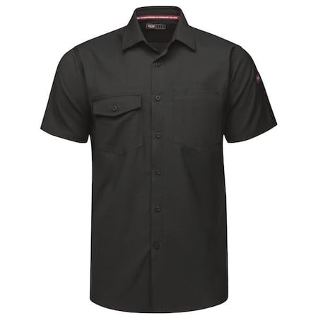 Men's Work Shirt, Black, 2XL MPN:TSM2BK