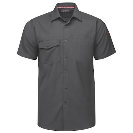 Men's Work Shirt, Dark Gray, 5XL MPN:TSM2CN