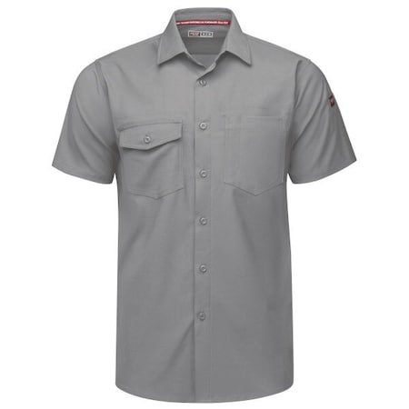 Men's Work Shirt, Gray, 4XL MPN:TSM2GV