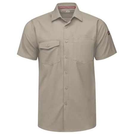 Men's Work Shirt, Beige, L MPN:TSM2SD