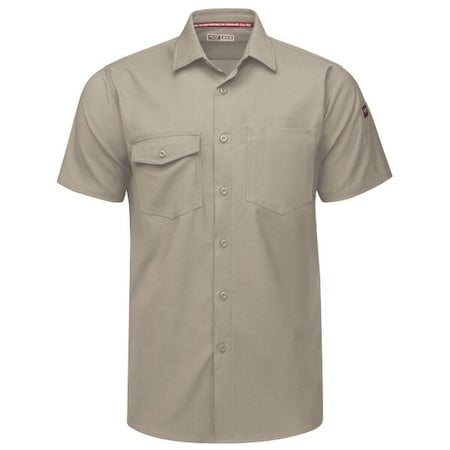 Men's Work Shirt, Beige, M MPN:TSM2SD