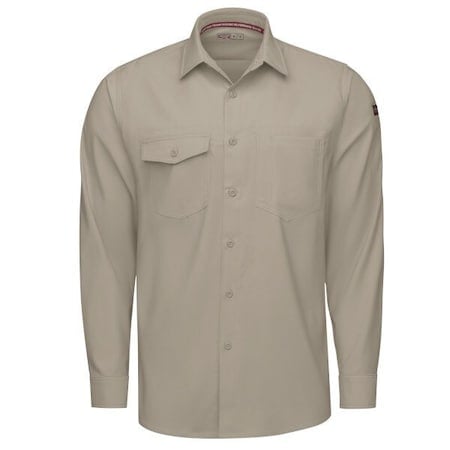 Men's Work Shirt, Beige, 4XL MPN:TSM4SD