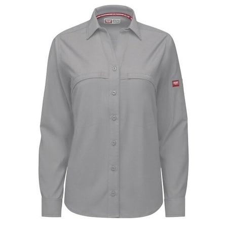 Women's Work Shirt, Gray, XS MPN:TSW3GV
