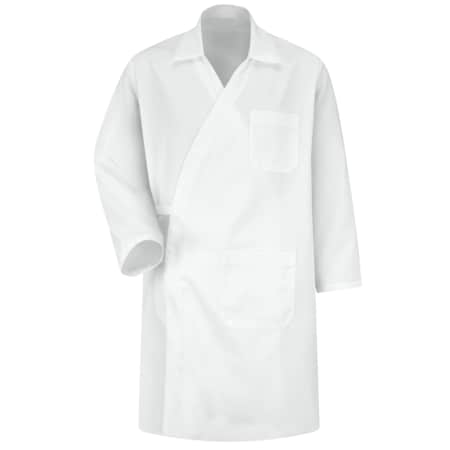 Unisex White Butcher Wrap 65P/35C MPN:WT50WH RG XL
