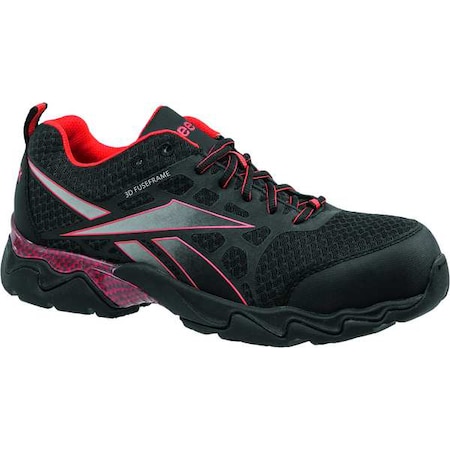 RB1061, Men's 3 in Composite Toe Athletic Shoe, Black/Red, 10, W, RB1061 MPN:RB1061