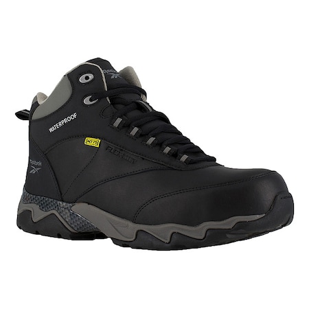 Men's Athletic High-Top Work Boot, 4 1/2, Composite Toe, 6 in H, Black, RB1067 MPN:RB1067