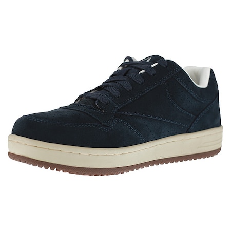 Men's Athletic Shoe, Steel Toe, Suede Upper, Rubber Outsole, Lace Up, Navy Blue, 12 W MPN:RB1920