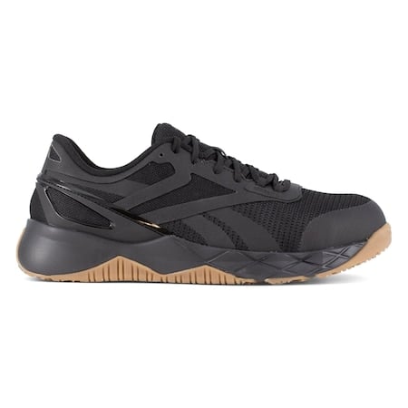 Athlet Work Shoes, Mens Black Comp Toe, PR MPN:RB3317