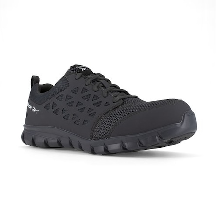 Sublite Cushion Work, Men's Athletic Shoe, Composite Toe M, Microfiber and Mesh, Gray MPN:RB4038