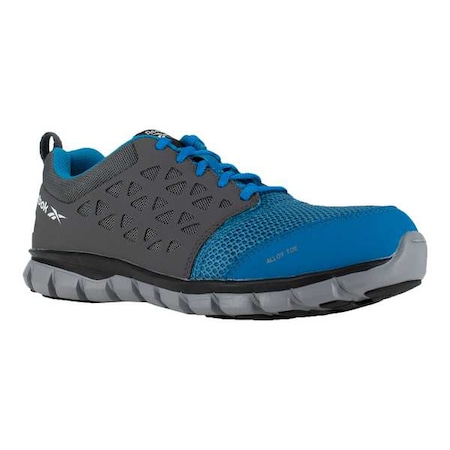 Men's Athletic Shoe, Alloy Toe, Mesh Upper, EVA Outsole, Lace Up, Blue/Gray, 11 EEEE MPN:RB4040