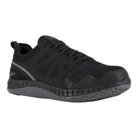 Men's Athletic Shoe, Steel Toe, Mesh, Fabric Upper, Rubber Outsole, Lace Up, Dark Gray, 8 1/2 M MPN:RB4251