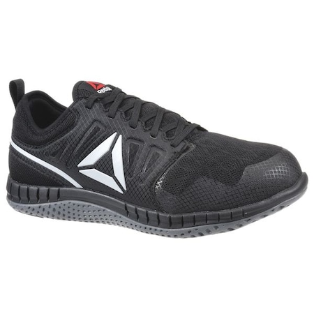 Men's Athletic Shoe, Steel Toe, Mesh, Fabric Upper, Rubber Outsole, Lace Up, Dark Gray, 9 1/2 M MPN:RB4251