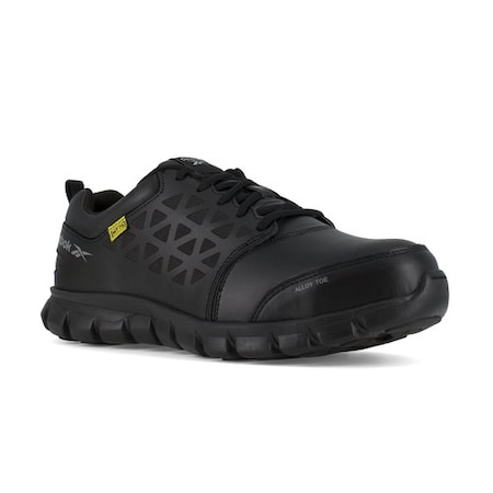 Women's Athletic Shoe, 7 1/2 Leather, Mesh Upper, Alloy Toe, Oxford H, Black, RB460 MPN:RB460