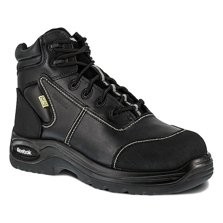 RB655, Women's 6 in Composite Toe 6-Inch Work Boot, Black, 7, W, RB655 MPN:RB655