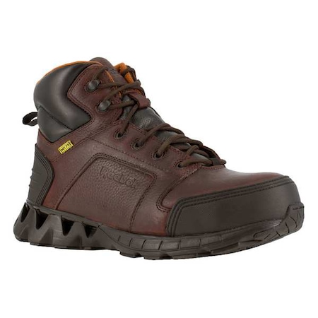 Men's 6-Inch Work Boot, 14, Composite Toe, Low H, Brown, RB7605 MPN:RB7605