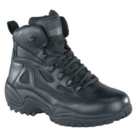 Men's Rubber Outsole, Plain Toe, Lace Up, Black, 14 M MPN:RB8678