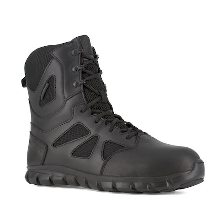 Men's 8-Inch Work Boot, Composite Toe, Leather, Mesh Upper, Rubber Outsole, Lace Up and Zipper, 12 MPN:RB8807