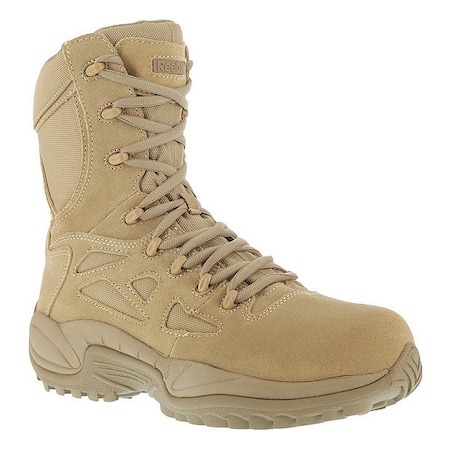 Men's 8-Inch Work Boot, 7 1/2, Composite Toe, 8 in H, Desert Tan, RB8894 MPN:RB8894