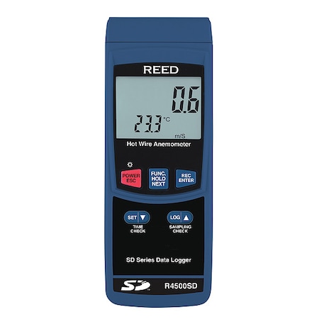 Data Logging Hot Wire Thermo-Anemometer MPN:R4500SD