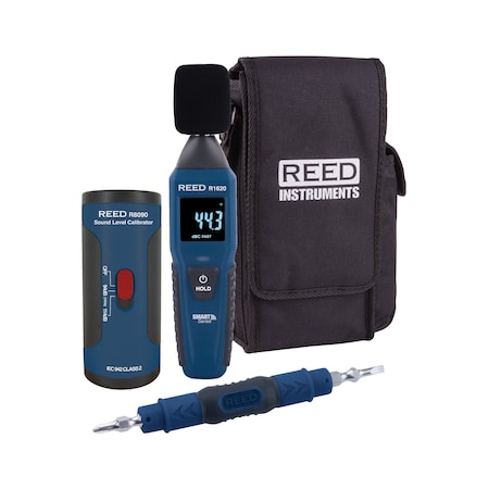 REED Data Logging Smart Series Sound Level Meter with Sound Level Calibrator MPN:R1620-KIT