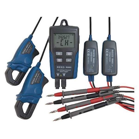 Dual Input True RMS AC Voltage/Current Datalogger MPN:R5003