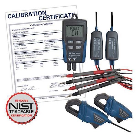 Dual Input True RMS AC Voltage/Current Datalogger with NIST Calibration Certificate MPN:R5003-NIST