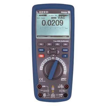 Multimeter, TRMS, 1000V AC/DC, Temp, 1, 000 V Max DC, 0 V Max AC, TRMS, 50, 000 Instrument Counts MPN:R5005